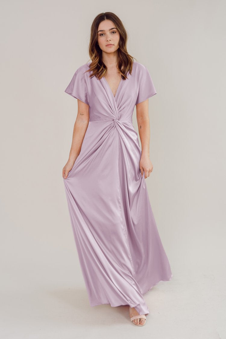 THTH Camilla Bridesmaid Dress in Smoked Orchid – Luxe Occasion Wear