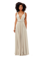 Two Birds Classic Gown - Oyster