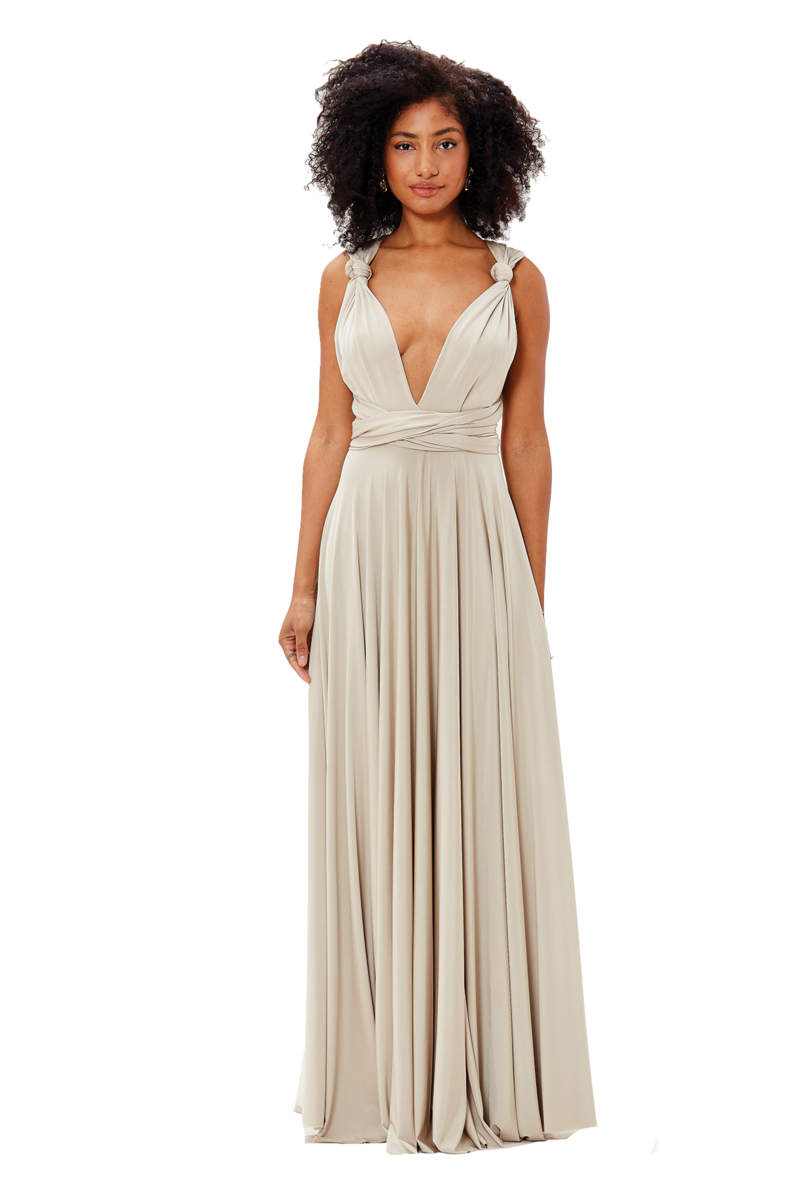 Two Birds Classic Gown - Oyster