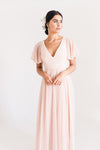 THTH Phoebe Bridesmaid Dress in Blush