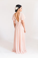 THTH Phoebe Bridesmaid Dress in Blush