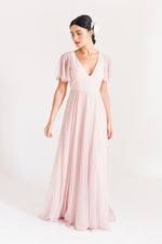 THTH Phoebe Bridesmaid Dress in Smoked Blush