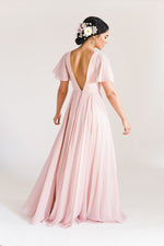 THTH Phoebe Bridesmaid Dress in Smoked Blush