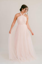 THTH Anais Bridesmaid Dress in Blush