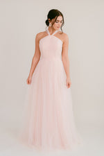 THTH Anais Bridesmaid Dress in Blush