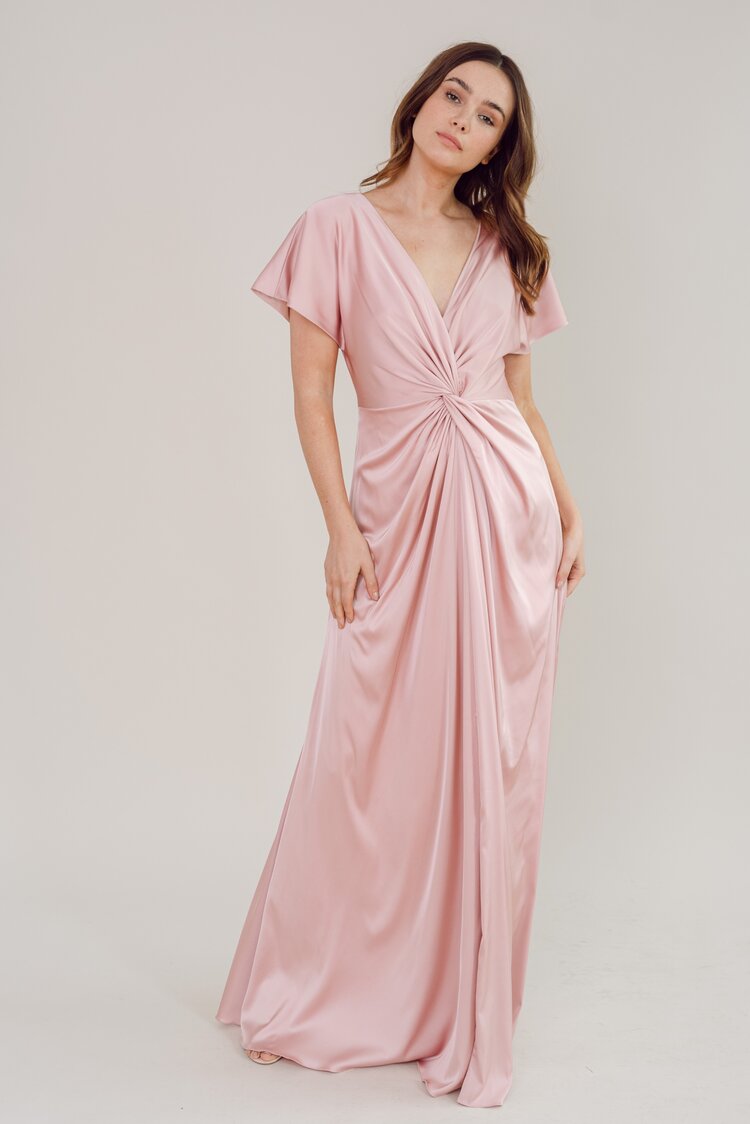 THTH Camilla Bridesmaid Dress in Blush