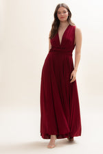 Two Birds Classic Gown - Burgundy
