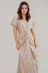 THTH Camilla Bridesmaid Dress in Champagne