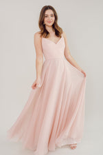 THTH Edie Bridesmaid Dress in Blush
