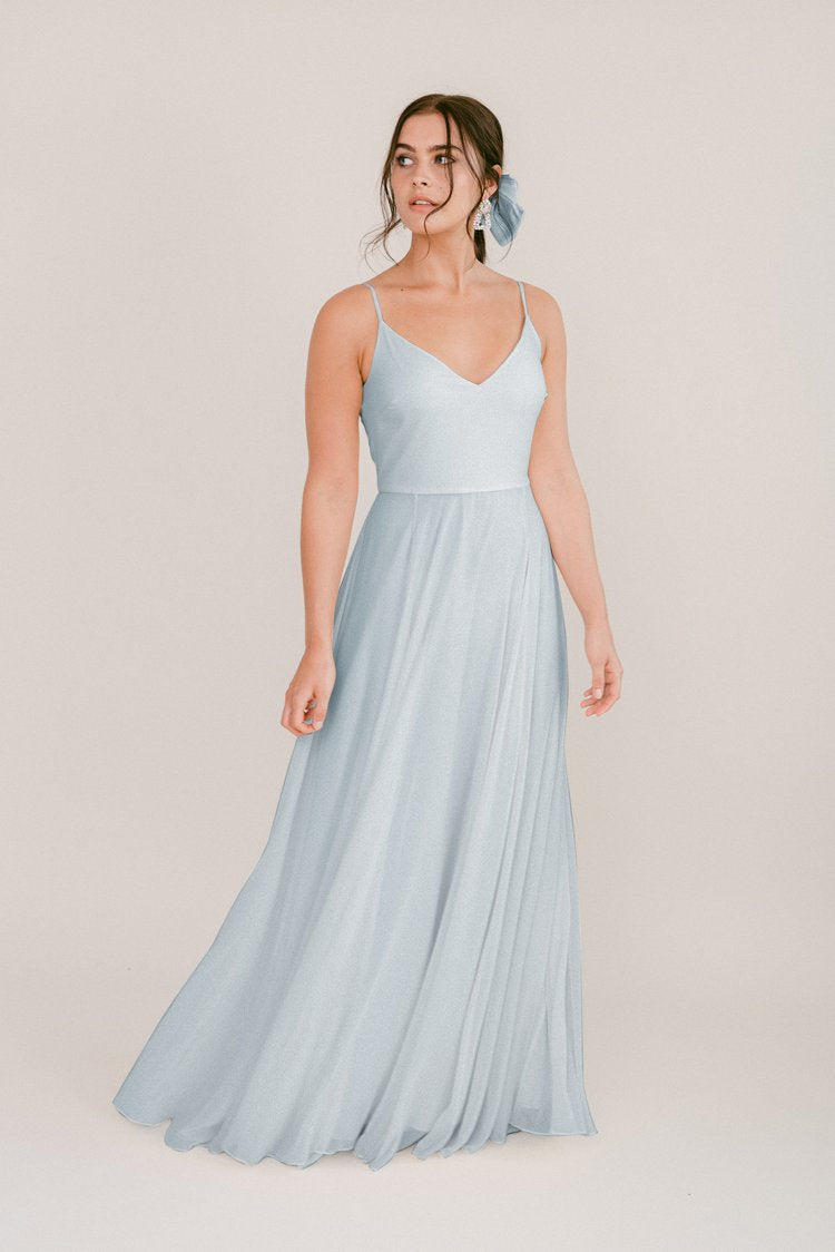 THTH Edie Bridesmaid Dress in Blue