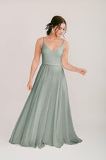 THTH Edie Bridesmaid Dress in Sage