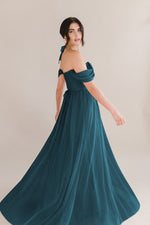 THTH Bardot 2.0 Bridesmaid Dress in Emerald