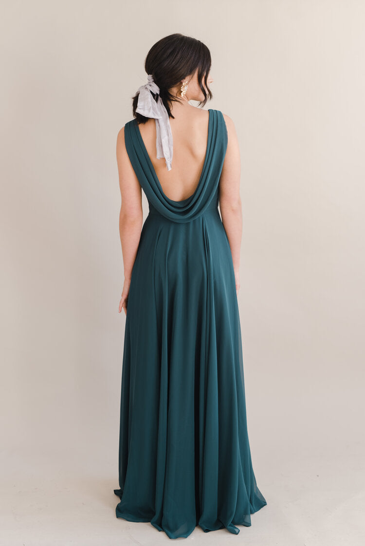 THTH Athena Bridesmaid Dress in Emerald