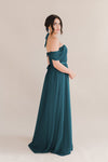 THTH Bardot 2.0 Bridesmaid Dress in Emerald