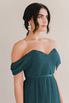 THTH Bardot 2.0 Bridesmaid Dress in Emerald