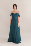 THTH Bardot 2.0 Bridesmaid Dress in Emerald