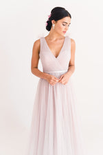 THTH Grace Bridesmaid Dress in Smoked Orchid