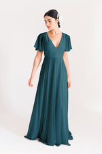 THTH Phoebe Bridesmaid Dress in Emerald