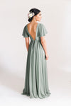 THTH Phoebe Bridesmaid Dress in Sage