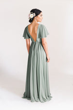 THTH Phoebe Bridesmaid Dress in Sage