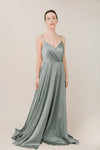 THTH Isla Bridesmaid Dress in Sage