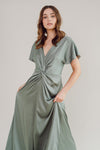 THTH Camilla Bridesmaid Dress in Sage