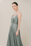 THTH Isla Bridesmaid Dress in Sage
