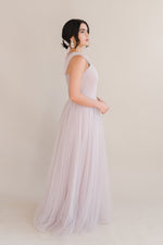 THTH Luna Bridesmaid Dress in Smoked Orchid