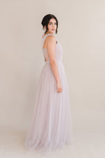 THTH Luna Bridesmaid Dress in Smoked Orchid