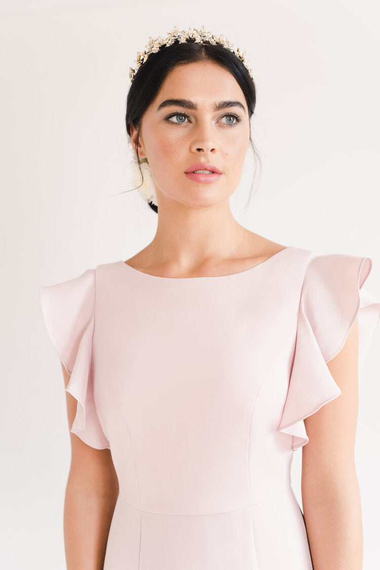 THTH Cecelia Bridesmaid Dress in Smoked Blush