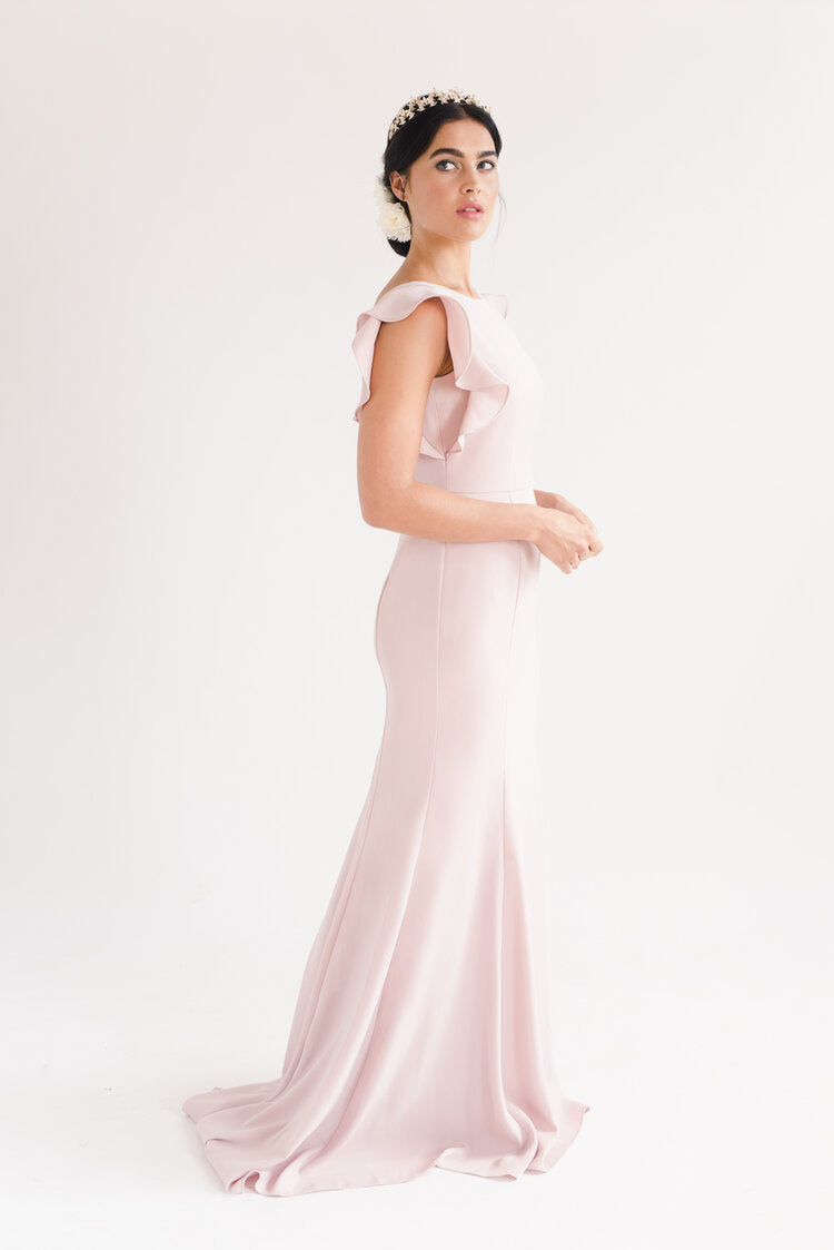 THTH Cecelia Bridesmaid Dress in Smoked Blush